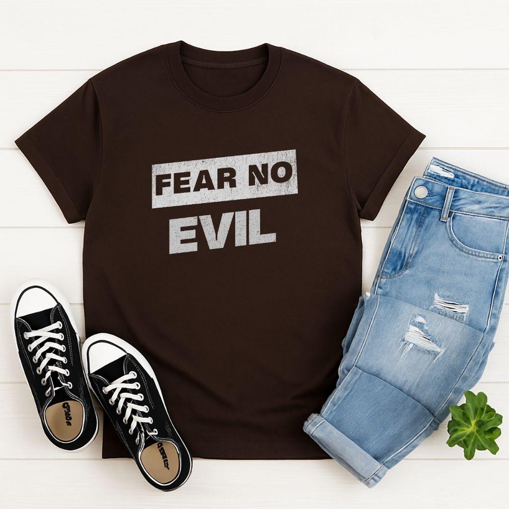 Fear No Evil T‑Shirt — “The Lord Is My Shepherd” Psalm 23:1 Christian Tee