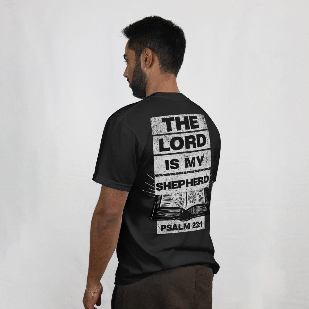 Fear No Evil T‑Shirt — “The Lord Is My Shepherd” Psalm 23:1 Christian Tee