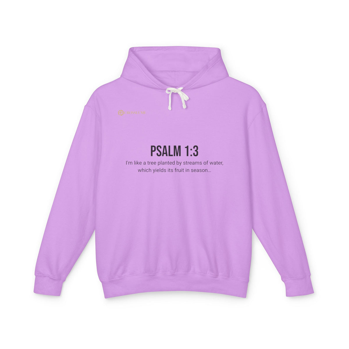 Psalm 1:3 Hoodie — Tree Planted by Streams Christian Sweatshirt