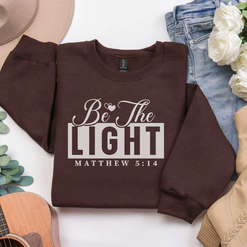 Be The Light Crewneck Sweatshirt — Matthew 5:14