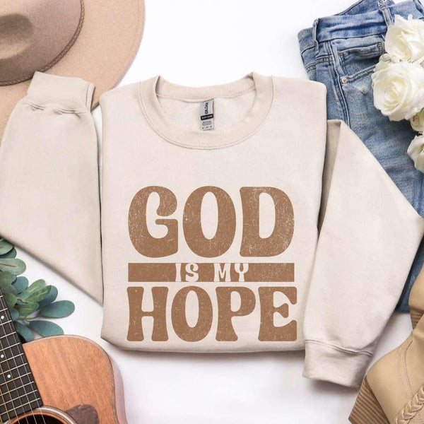 God Is My Hope Sweatshirt – Faith-Inspired Comfort and Style