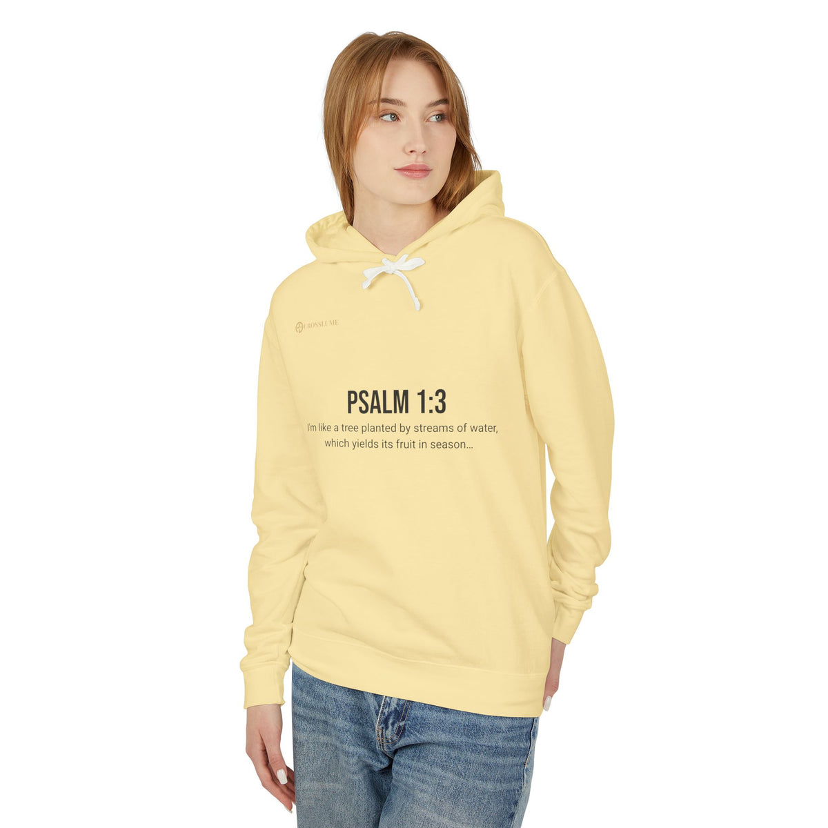 Psalm 1:3 Hoodie — Tree Planted by Streams Christian Sweatshirt