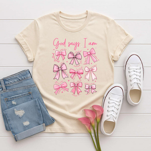 God Says I Am – Christian Valentine T-Shirt