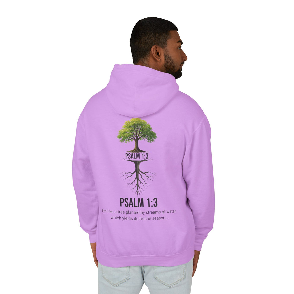Psalm 1:3 Hoodie — Tree Planted by Streams Christian Sweatshirt