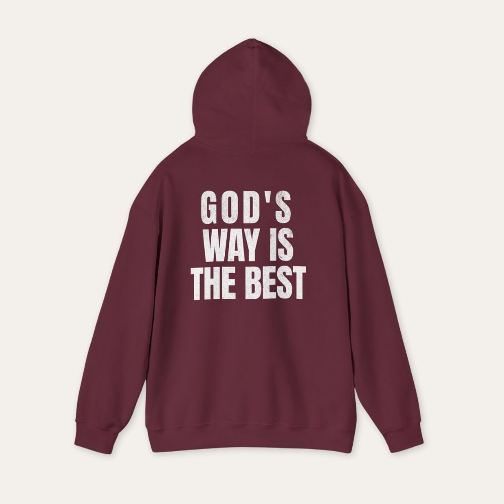 God's Way Is The Best Hoodie — Christian Faith Inspirational Pullover