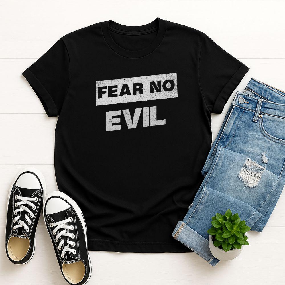 Fear No Evil T‑Shirt — “The Lord Is My Shepherd” Psalm 23:1 Christian Tee