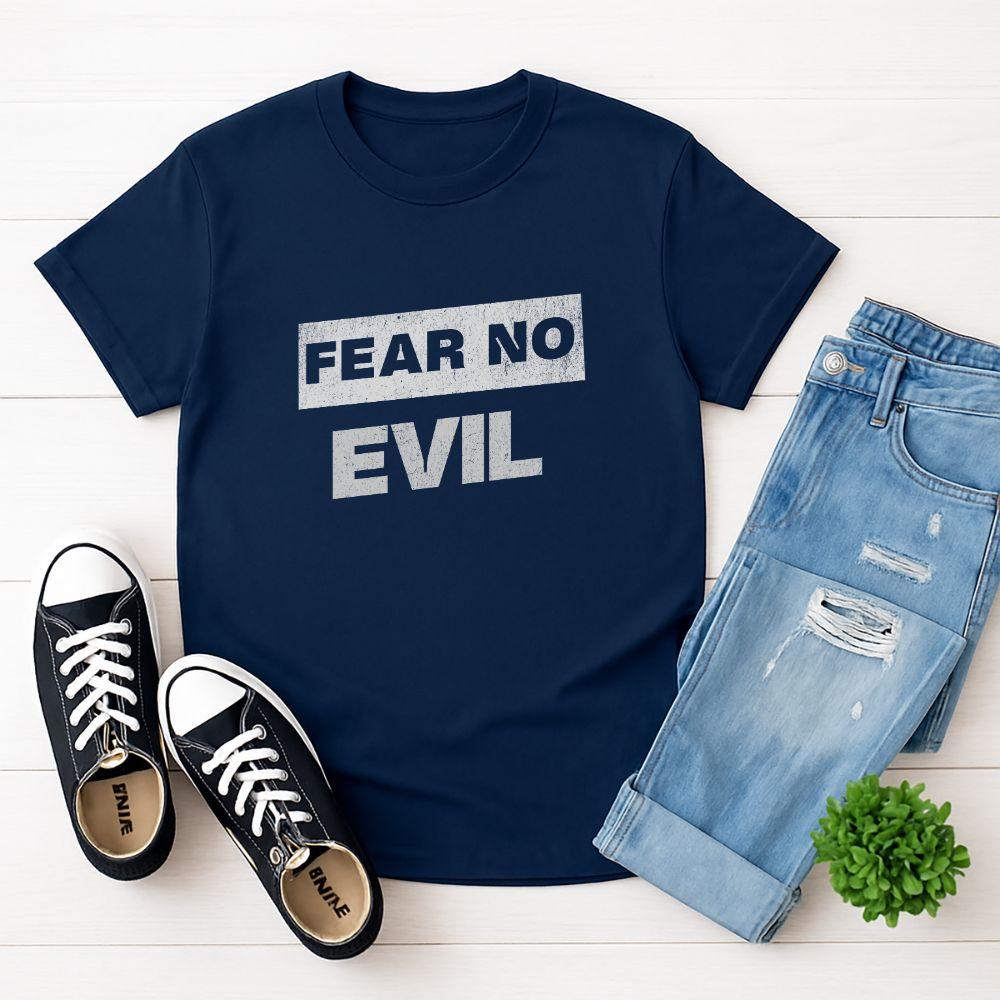Fear No Evil T‑Shirt — “The Lord Is My Shepherd” Psalm 23:1 Christian Tee