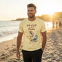 With God All Things Are Possible T-Shirt For Him — Matthew 19:26 Christian Surf Tee