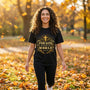 "For God So Loved the World" T-Shirt For Her — John 3:16 Christian Tee