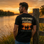 Faith, Family & Fishing T-Shirt For Him — Matthew 4:19 Christian Fishing Tee