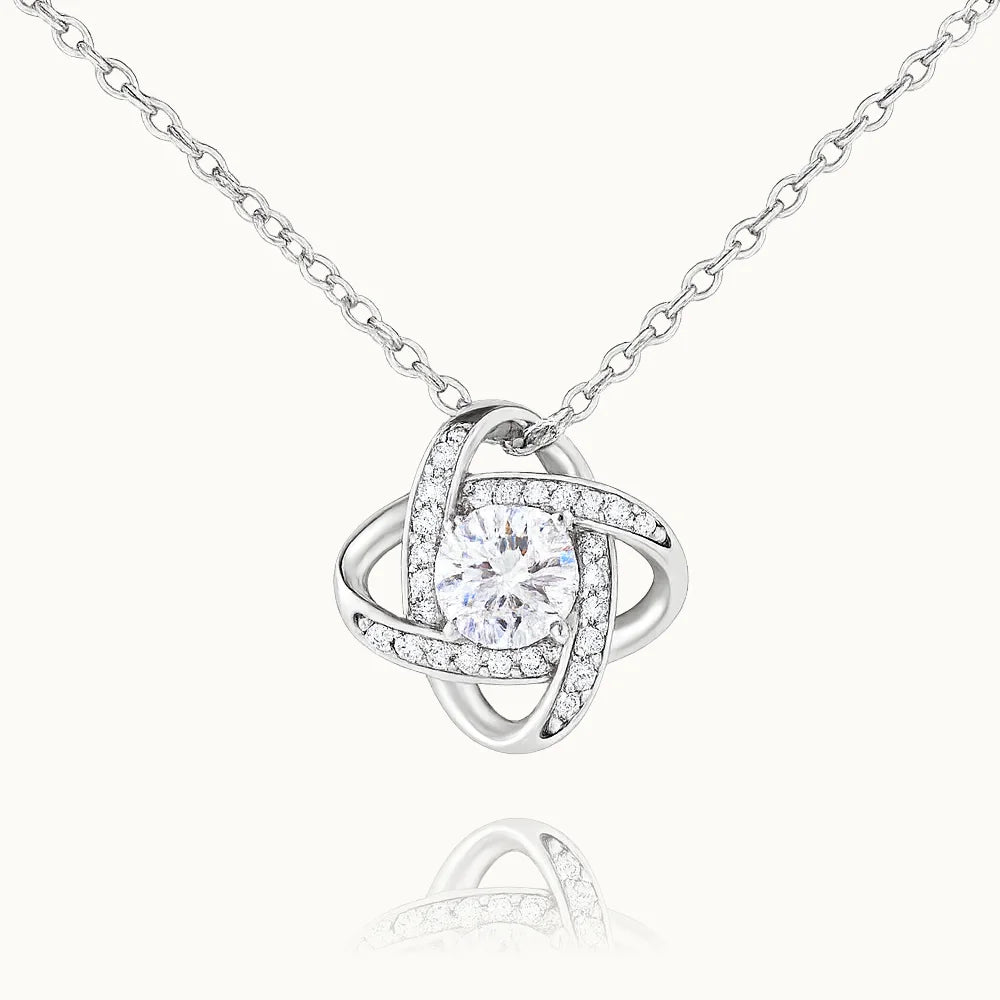 Divine Embrace – Faith Knot Necklace