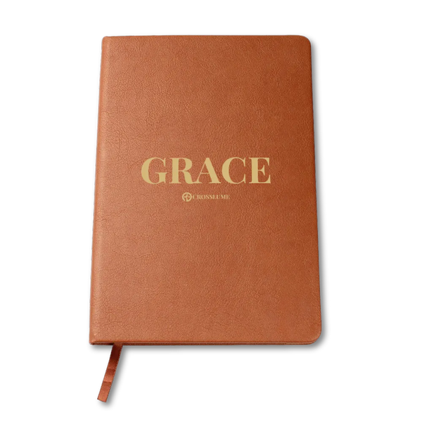 GRACE – Premium Vegan Leather Journal by CrossLume™