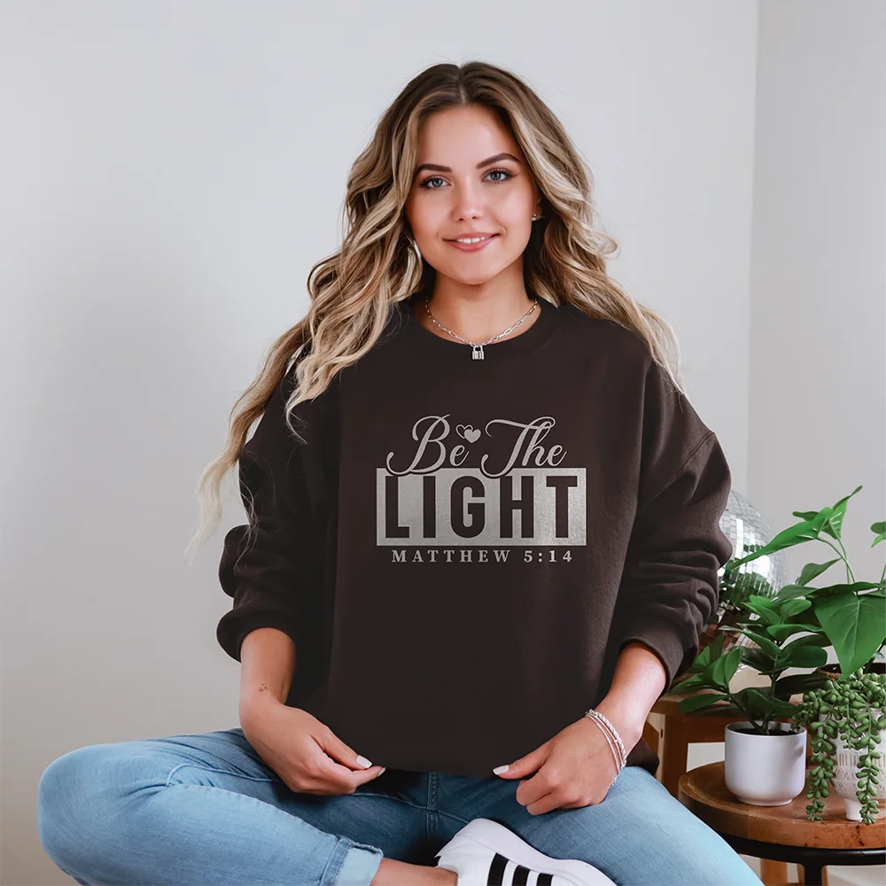 Be The Light Crewneck Sweatshirt — Matthew 5:14