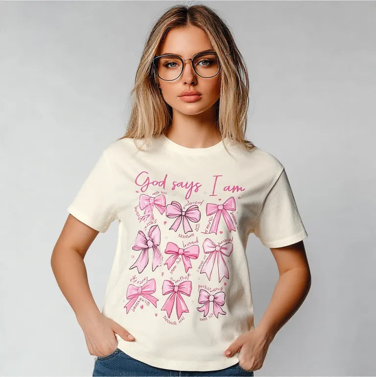 God Says I Am – Christian Valentine T-Shirt