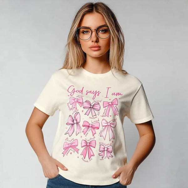 God Says I Am – Christian Valentine T-Shirt